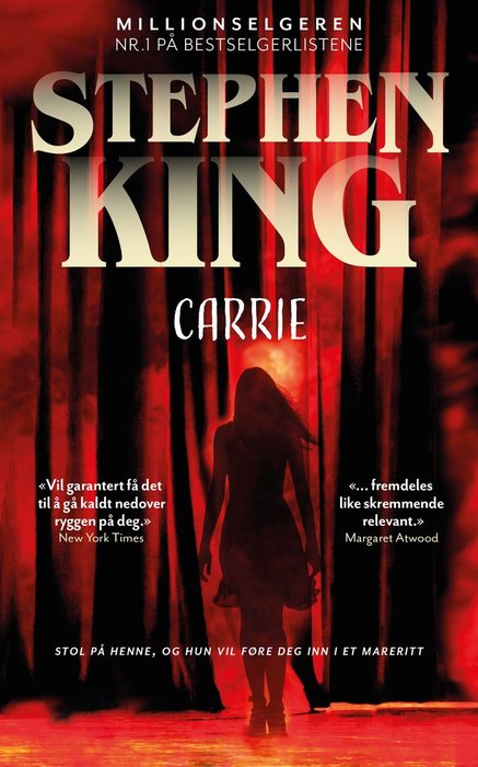 Bokomslaget til Carrie av Stephen King