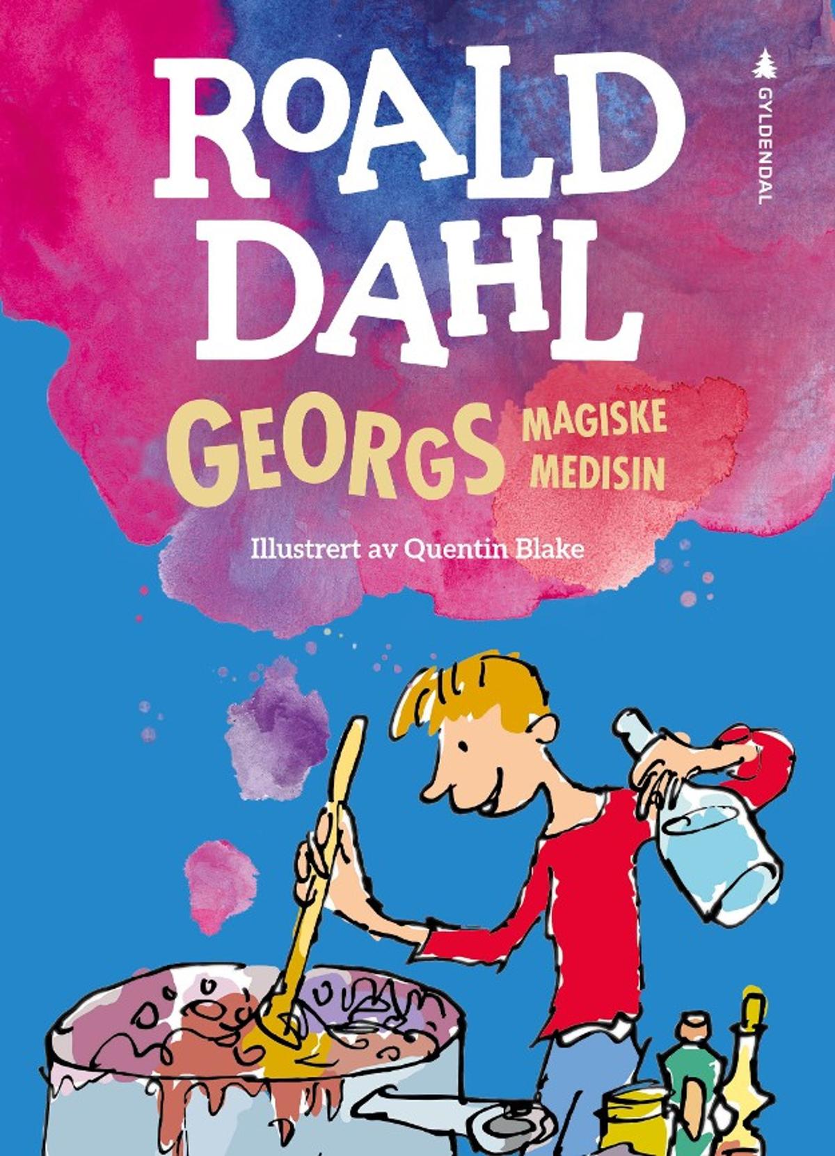 Bokomslaget til Georgs magiske medisin av Roald Dahl