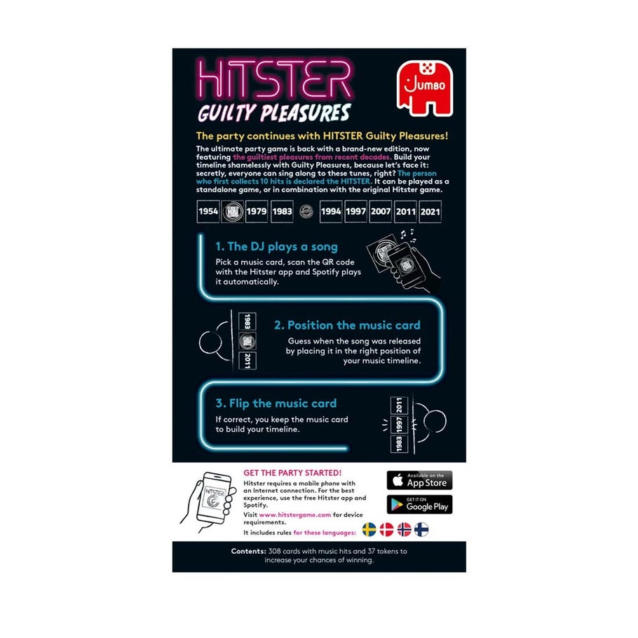 Hitster Guilty Pleasure spill