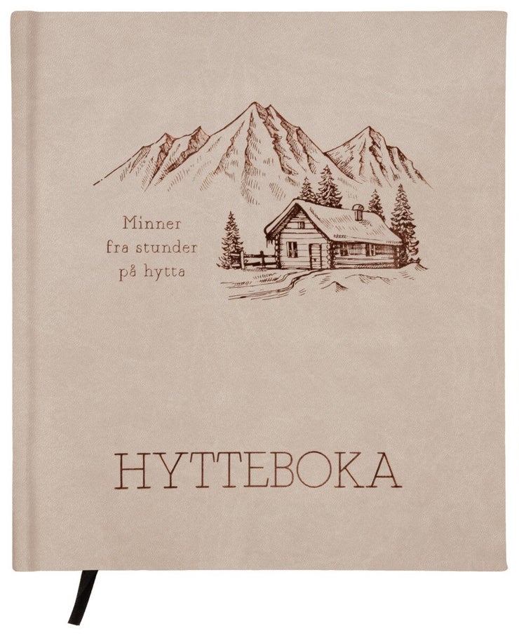 Hyttebok Minner fra hytta beige
