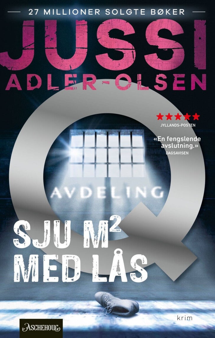 Bokomslaget til Sju kvadratmeter med lås av Jussi Adler-Olsen