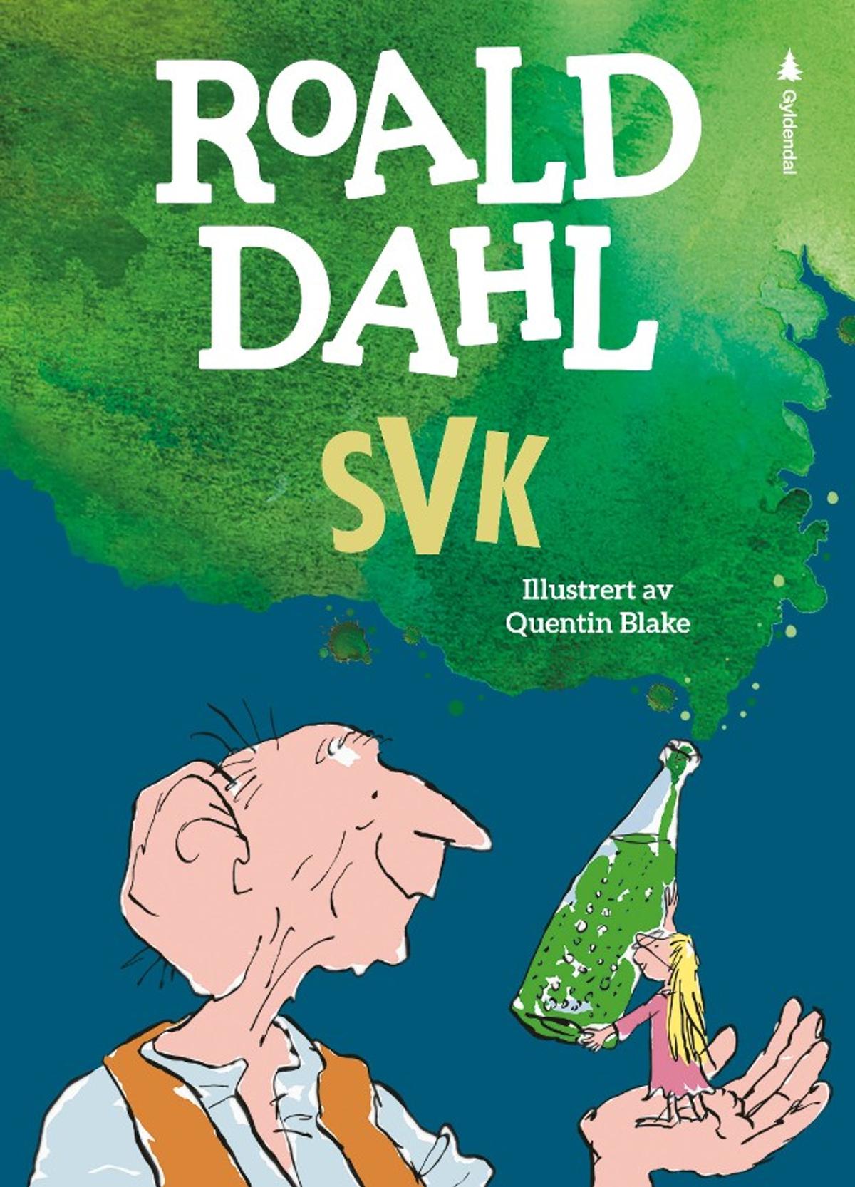 Bokomslaget til SVK av Roald Dahl