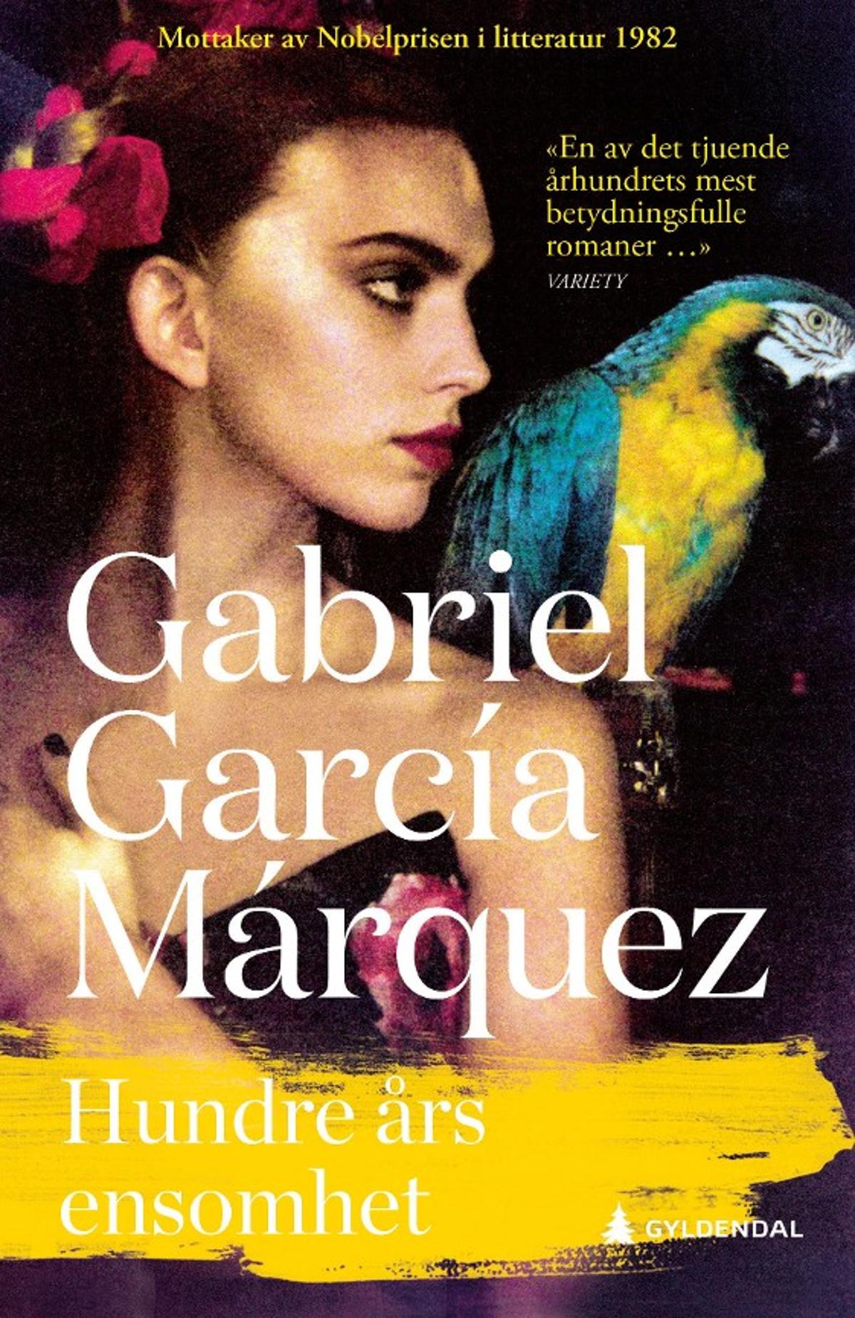 Bokomslaget til Hundre års ensomhet av Gabriel García Márquez
